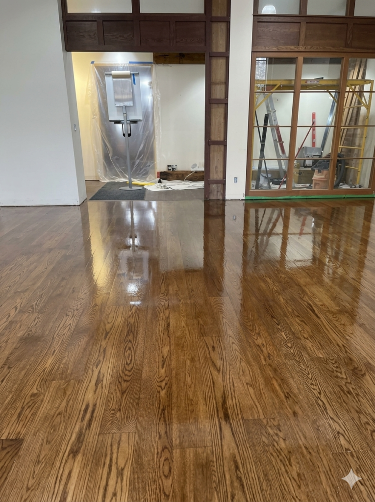 Hardwood Refinishing Project